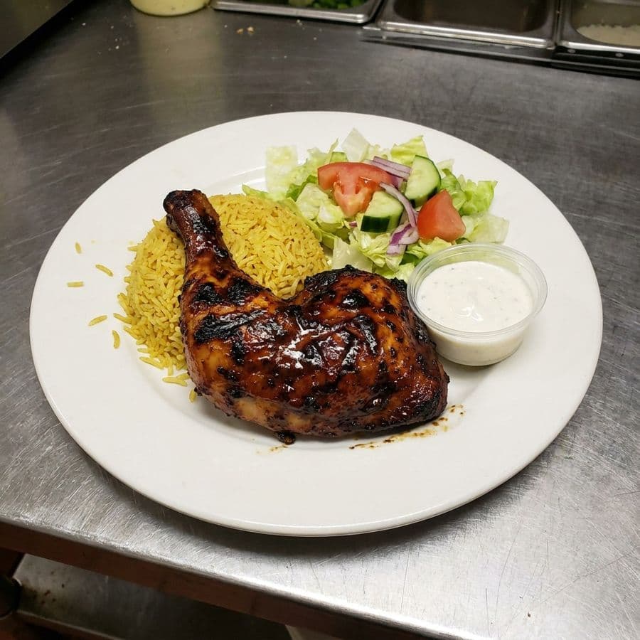 BBQ Chicken Leg Platter
