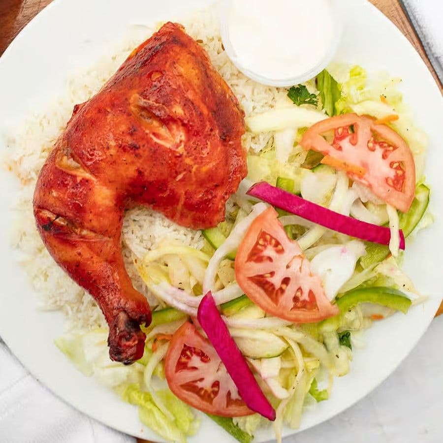 Tandoori Chicken Leg Platter